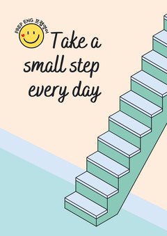Take a small step every day